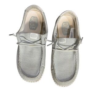 Hey Dude Gray Casual Shoes Sz 6
